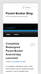Mobile Screenshot of blog.parentbooker.com