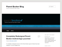 Tablet Screenshot of blog.parentbooker.com